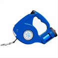thumbnail image 1 of Correa para Mascotas de 4,5 M, Multifuncional, con Linterna LED, Extensible y Retráctil, Ideal para Pasear Al Aire Libre, Color Azul., 1 of 6