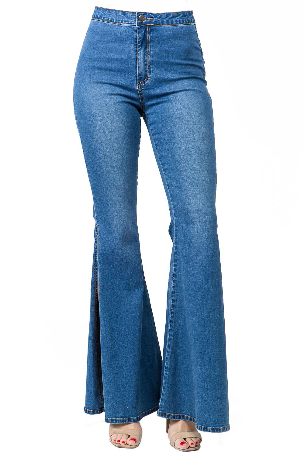 Womens Clothing Jeans Flare and bell bottom jeans Blue Pistola Denim Alexa High Rise Slim Flare Jeans in Dark Sky 