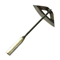 Miyuadkai Hardened Hoe Durable Edge Hollow Hand Hardened All-Steel Weeder Tool Hoe Edger Garden Patio & Garden garden Multicolor One Size