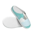 thumbnail image 3 of Lsque Dog In Bathtub Pattern Womens Comfort Cotton on Scuff With Memory Foam and Anti-skid Sole Slipper-35/36, 3 of 7