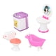 thumbnail image 5 of Juego de baño En miniatura ANGGREK Accesorios de baño para casa de Muñecas para niños, 5 of 7