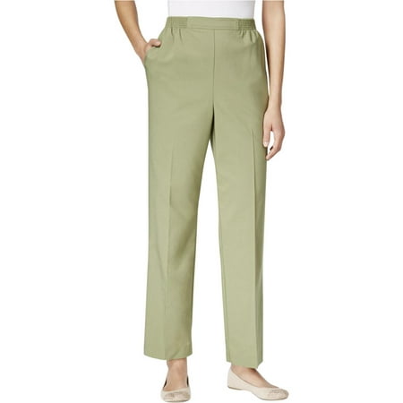 Alfred Dunner Womens High-Rise Elastic Waist Casual Pants - Walmart.com