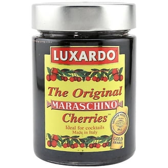 Maraska Maraschino Cocktail Cherries – All-Natural Dark Cherries In Syrup, Perfect For Cocktails, Desserts & More