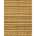 thumbnail image 1 of Ahgly Company Indoor Rectangle Abstract Orange Abstract Area Rugs, 5' x 7', 1 of 6