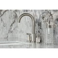 thumbnail image 2 of Kingston Brass FSC8928KNL Convergent Two-Handle 3-Hole Deck Mount Widespread Bathroom Faucet with Knurled Handle and Brass Pop-Up in Brushed Nickel, 2 of 8