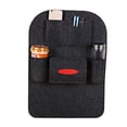 thumbnail image 4 of CRAFTHROU 1Pcs Black Felt Rectangular Storage Bag for Car Back Seat Organizing 22.0x16.1x3.1in, 4 of 8