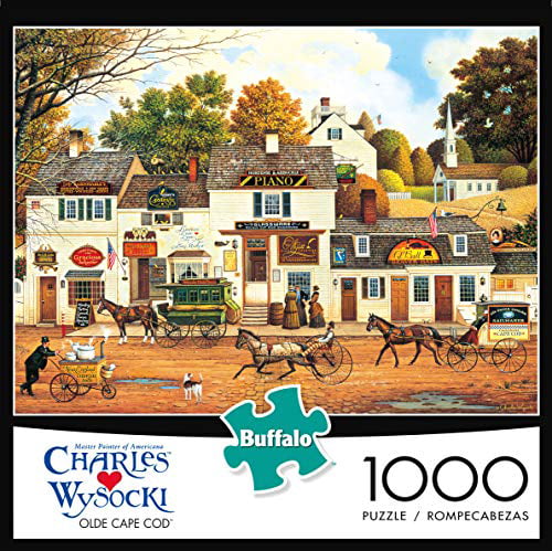 1000 Piece Jigsaw Puzzle Olde Cape Cod Buffalo Games Charles Wysocki 