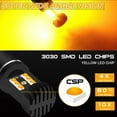 thumbnail image 3 of 2PCS 7443 7440 T20 Amber LED Turn Signal Light Canbus Error Free Waterproof Shockproof Universal Automobiles Car Light Parts, 3 of 12