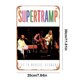 thumbnail image 5 of Chapa Supertramp Metal Vintage Barra Pintura Hierro Rectangular 20x30cm, 5 of 9