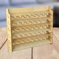 thumbnail image 4 of Vitrina de madera multicapa para exhibir pinceles de pigmento, soportes para herramientas de epoxi como se describe, 4 of 9
