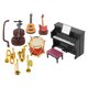 thumbnail image 4 of WORGEOUS 1 Juego de accesorios de instrumento para casa de muñecas, decoración de instrumentos para casa de muñecas, accesorios de diseño de Mini escenas, 4 of 8