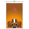 thumbnail image 3 of NFL Cleveland Browns - S. Preston Mascot Chomps Wall Poster with Magnetic Frame, 22.375" x 34", 3 of 5
