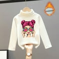 thumbnail image 2 of Hwmodou Girls Base Layer Top Kids Shirts High Collar And Velvet For Warm Thermalth Soft Tops Unisex, 2 of 3