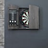 Accudart Armada Bristle Dartboard Cabinet Set - Official Size 18" x 1.5" - Self Healing Genuine Sisal - Wall Mount Cabinet Set - Round Spider Wires Reduce Bounce Outs - Rotatable Metal Number Ring