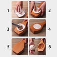 thumbnail image 6 of Solid Wood Steamed Bun Maker Traditional Baozi Dumpling Dough Shaping Tool Multifunctional Household Baking Utensil, 6 of 7