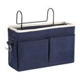 thumbnail image 1 of Bolsa de almacenamiento junto a la cama, bolsa de escritorio para cama, sofá, TV, bolsa colgante con control de almacenamiento junto a la cama, 1 of 4