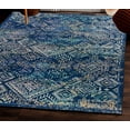 thumbnail image 2 of Emerald Collection Navy/Teal Rug, Multiple Sizes, 2 of 6