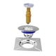 thumbnail image 1 of Desagüe de Suelo de Diseño, Resistente a Los Olores, con Pedal, Práctico Tapón de Desagüe para Ducha para Fregadero de Cocina, Lavadero Y Cuarto de Du, 1 of 9