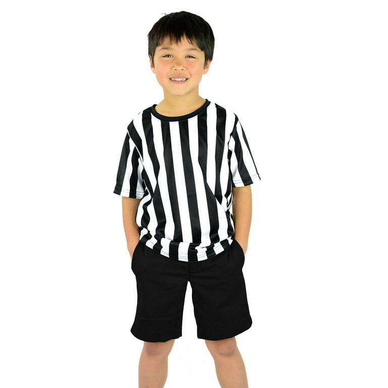 Mato & Hash Kid's Referee Shirt Ref Halloween Costume Shirt