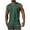 Army Green, variant on SwiftWear Mens Workout Tank Tops Round Neck Sleeveless Pullover Mens Athletic Shirts Army Green L
