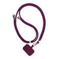thumbnail image 2 of Anvazise Phone Lanyard Card Universal Adjustable Detachable Mobile Phone Lanyard Card Gasket Replacement for Outdoor Wine Red One Size, 2 of 13