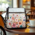 thumbnail image 3 of ZUXONGSY Abstract Painted Floral Print Multipurpose Crossbody Bags for Women Leather Shoulder Handbags Travel Purse Casual Sling Hobo Bag with Zipper Pocket for Working Shopping, 3 of 7