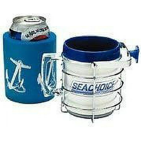 Seachoice 79471 Beverage Holder with Thermal Insulator with Chrome Plated Brass
