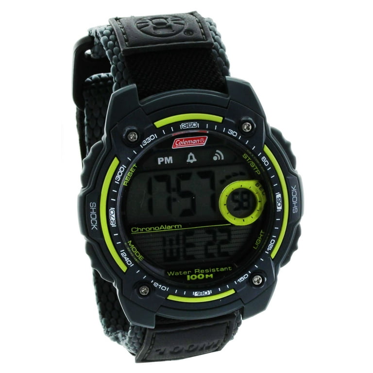 Coleman Men s 40673 Digital Dual Time Sport Watch water resistant