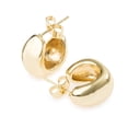 thumbnail image 4 of Aretes Coqueta Broquel Abierto Ametrinaa 10mm Chapa de oro 18k EASM0015, 4 of 5