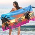thumbnail image 6 of Coolnut Tropical Beautiful Background Diveblues Beach Towel Microfiber - Oversized Travel Towels - Lightweight Compact Beach Accessories - for Swimming, Camping, Holiday, Quick Dry Washcloth Gift, 6 of 7
