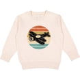 thumbnail image 2 of Inktastic Vintage Airplane Retro Sunset Toddler Sweatshirt, 2 of 4