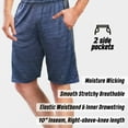 thumbnail image 2 of [4 Pack] Men’s Dry-Fit Active Athletic Shorts Basketball Running Workout Training Gym, 2 of 8