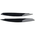 thumbnail image 5 of SPRING 2pcs Car Headlight Eye Lid Covers Black Plastic Eyebrows For BMW- 1 Series E87/E88/E81/E82 Eyelids Brows 2008-2013 Car Accessory, 5 of 9