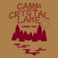 thumbnail image 2 of Camp Crystal Lake - Halloween Movie T Shirt - Medium - Old Gold, 2 of 5