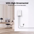 thumbnail image 3 of GUYUTING Wall Mount Kit for Starlink Mesh Router V2 Stable Easy Install Space Saving Decorative Heat Radiation Design, 3 of 10
