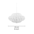 thumbnail image 6 of Opvise 3D Artificial Cloud Hanging Decor, Durable & Lightweight Paper Honeycomb Ball Ceiling Decoration for Party Wedding Nursery Room Baby Shower Photo Studio Theme Decorations (Multi-Size), 6 of 8