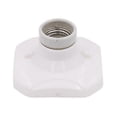thumbnail image 1 of Led E27 Bulb Socket, Ceramic E27 Socket And Plastic Base, E27 Wall Socket, White E27 Socket With Ring For Hallway/ceiling/balcony Lighting, 1 of 5