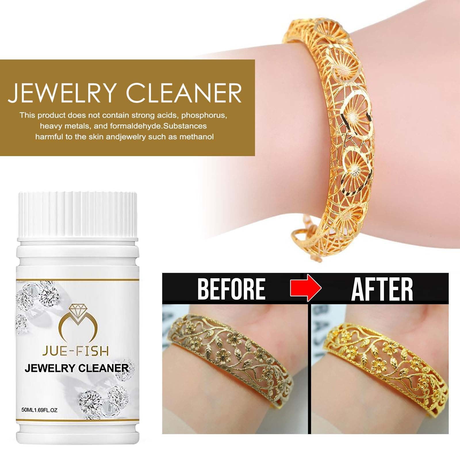 Cadorn 50ml Jewelry Cleaning Agent - Metal Cleaning Solution for Diamond Necklaces, Rust & Ash Removal