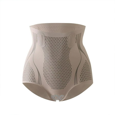 Tao Tao Womens Shapewear Smoothing Solid Butt Lifting Panties Comfortable Breathable Plus Size Shapewear Tummy Control Waist Hip Body Underwear Coffee M