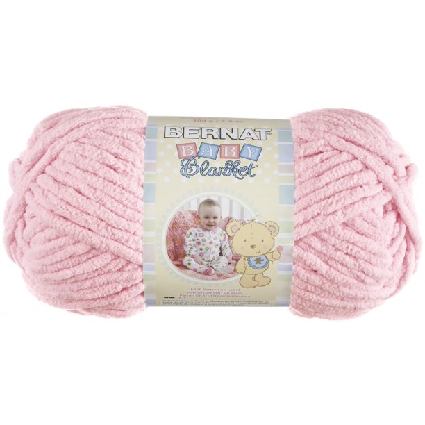 Bernat Baby Blanket Yarn Baby Pink, Multipack of 12