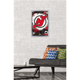 thumbnail image 2 of NHL New Jersey Devils - Maximalist Logo 23 Wall Poster, 14.725" x 22.375" Framed, 2 of 5