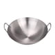 thumbnail image 4 of Sartén Wok de Acero Inoxidable Sartén para Saltear Utensilios de Cocina Hogar Olla de Cocina Liviana Sartén Profunda para Freír Carne Cocer 38 centímetros, 4 of 8