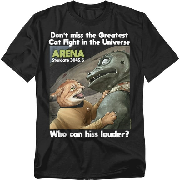 Star Trek - Cat Fight - Short Sleeve Shirt - Small