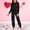 Black, variant on ATOGUTA Valentine's Day Outfit Set Girls Valentine's Day Clothes Long Sleeve Tops and Jogger Pants Kids Tracksuit Sweatsuits Set Size 5T-14, Black