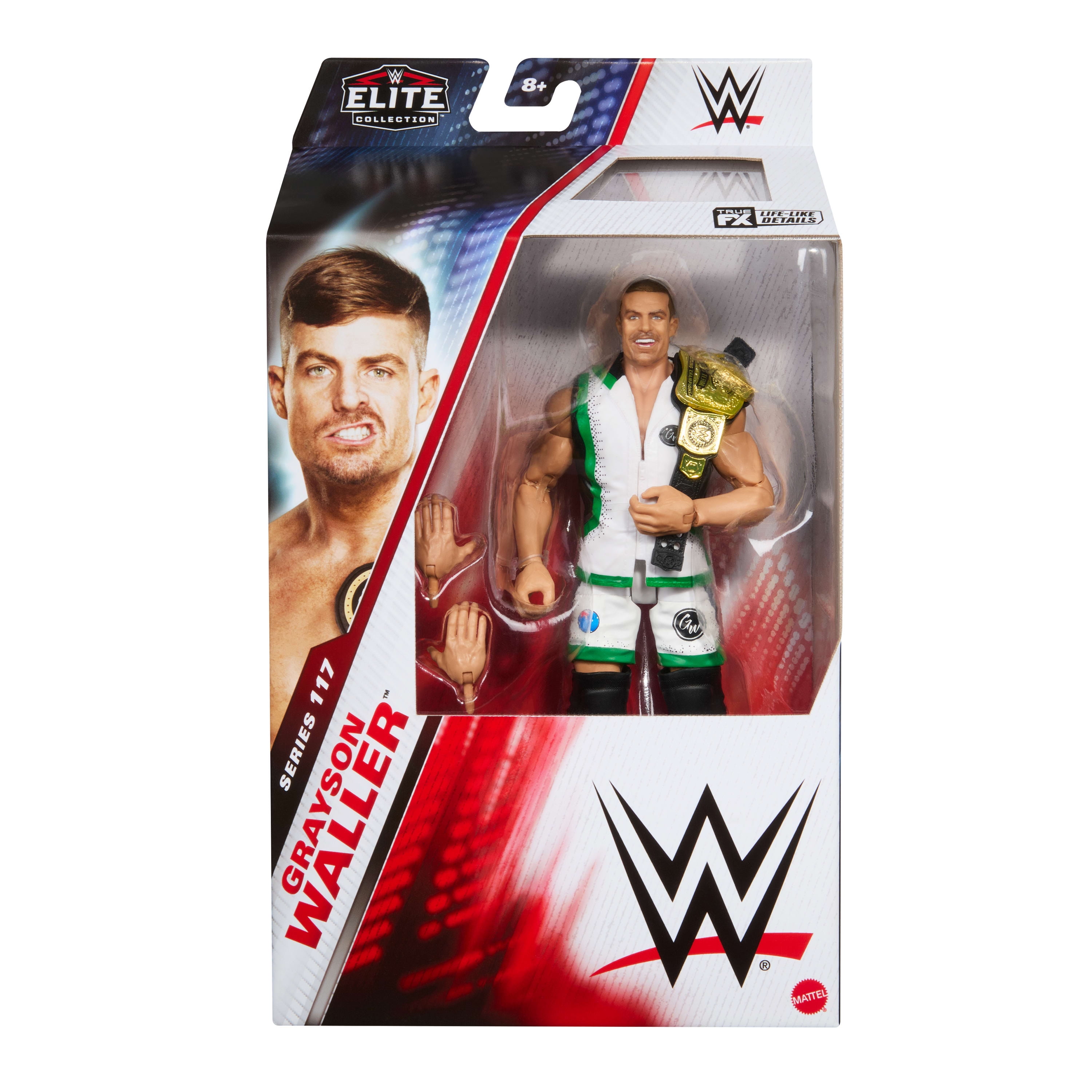 WWE Elite Grayson Waller Action Figure, Series #117 6-inch Collectible with Articulation & Accessories