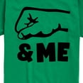 thumbnail image 3 of Instant Message - Daddy And Me Fist Bump - Toddler & Youth Short Sleeve Graphic T-Shirt, 3 of 6
