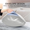 thumbnail image 4 of Yayeee Pillowcase Queen Size Set of 2 Satin Wrinkle Resistant Pillow Case, Black Cute Cat, 4 of 7