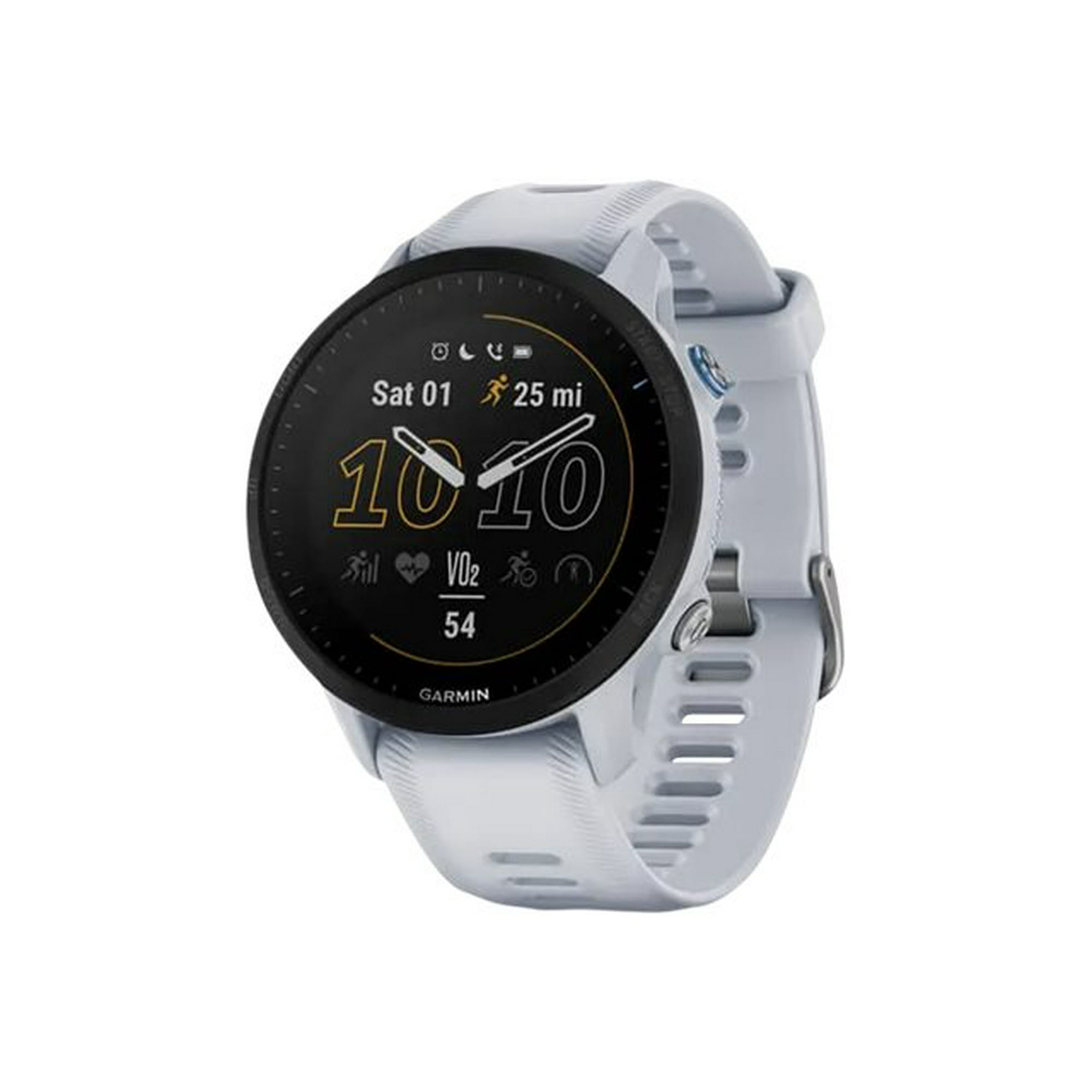 Garmin Forerunner 955 Whitestone sport watch with strap silicone whitestone wrist size 5.12 in 8.66 in display 1.3 32 GB Bluetooth Wi Fi ANT 1.83 oz Walmart