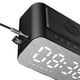 thumbnail image 3 of Methold Reloj despertador digital Altavoz Bluetooth Función de carga Espejo Altavoz Bluetooth Reloj digital LED Cables de audio/vídeo blanco, 3 of 6