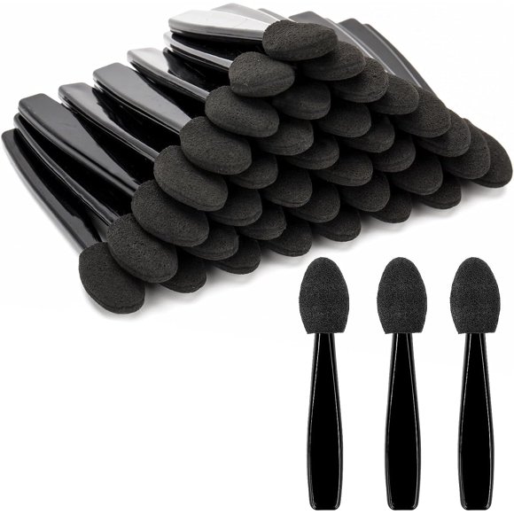 100PCS Eyeshadow Applicators - Disposable Sponge Eye Shadow Brushes